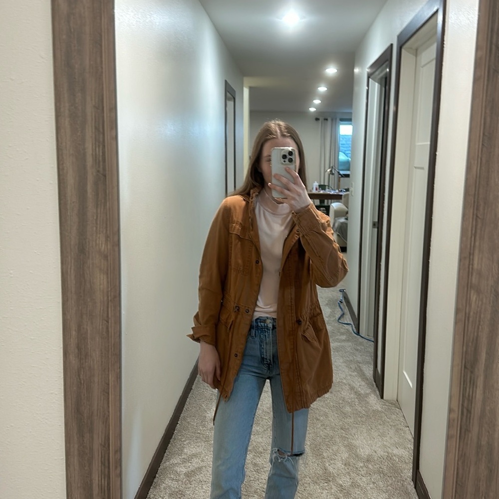 Universal Threads Canvas Trench Coat